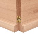 VidaXL Blat, jasnobrązowy 180x60x(2-4)cm drewno z naturalną krawędzią