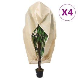 VidaXL Kaptury ochronne z suwakiem, 4 szt., 70 g/m², 3,14x2,5 m