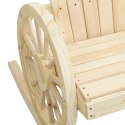 VidaXL Krzesła bujane Adirondack, 2 szt., lite drewno jodłowe