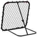 VidaXL Rebounder do piłki nożnej, regulowany, czarny, 84x73x60-80 cm