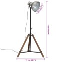 VidaXL Lampa stojąca, 25 W, srebro vintage, 75x75x90-150 cm, E27