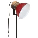 VidaXL Lampa stołowa, 25 W, postarzany czerwony, 17x17x50 cm, E27