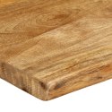 VidaXL Blat stołu, 110x40x3,8 cm, naturalna krawędź, lite drewno mango