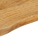 VidaXL Blat stołu, 110x40x3,8 cm, naturalna krawędź, lite drewno mango