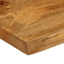 VidaXL Blat stołu, 90x60x2,5 cm, naturalna krawędź, lite drewno mango