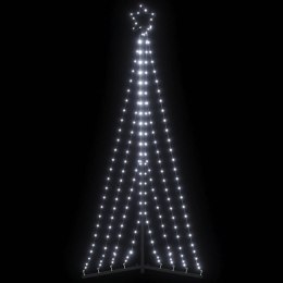 VidaXL Lampki choinkowe, 339 LED, zimne białe światło, 182 cm