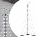 VidaXL Lampki choinkowe, 339 LED, zimne białe światło, 182 cm