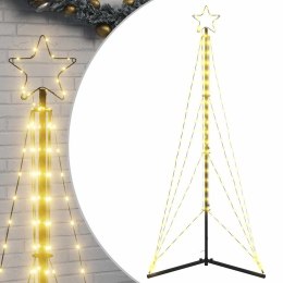 VidaXL Lampki choinkowe, 363 ciepłych białych LED, 180 cm