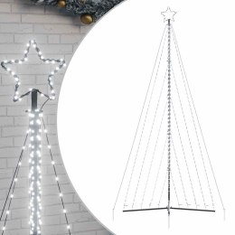 VidaXL Lampki choinkowe, 570 zimnych białych LED, 400 cm