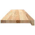 VidaXL Stopnie schodowe, 4 szt., surowe 110x30x2 cm lite drewno dębowe