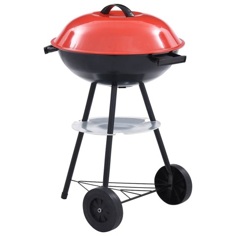 VidaXL Przenośny grill węglowy XXL, z kółkami, 44 cm