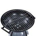 VidaXL Przenośny grill węglowy XXL, z kółkami, 44 cm