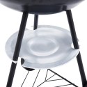 VidaXL Przenośny grill węglowy XXL, z kółkami, 44 cm