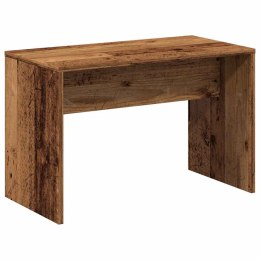 VidaXL Taboret toaletowy Stare drewno 70x35x45 cm Drewno klejone