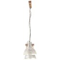 VidaXL Industrialna lampa wisząca, 25 W, srebrna, 109 cm, E27