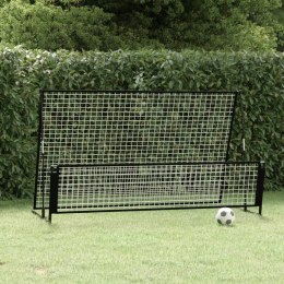 VidaXL Rebounder do piłki nożnej 2-w-1, 202x104x120 cm, stal