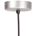 VidaXL Industrialna lampa wisząca, 25 W, srebrna, okrągła, 19 cm, E27