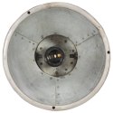 VidaXL Industrialna lampa wisząca, 25 W, srebrna, okrągła, 19 cm, E27