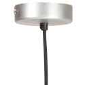 VidaXL Lampa wisząca, 25 W, kolor srebra, okrągła, 28,5 cm, E27