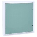 VidaXL Panel rewizyjny z aluminiową ramą i płytą gipsową, 300x300 mm