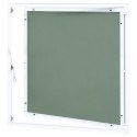 VidaXL Panel rewizyjny z aluminiową ramą i płytą gipsową, 300x300 mm