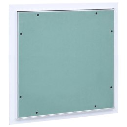 VidaXL Panel rewizyjny z aluminiową ramą i płytą z gipsu, 400x400 mm