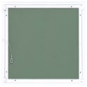 VidaXL Panel rewizyjny z aluminiową ramą i płytą z gipsu, 400x400 mm