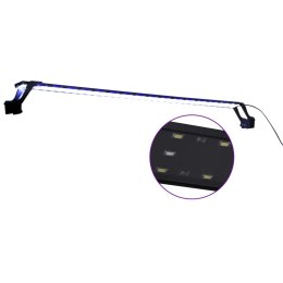 VidaXL Lampa LED do akwarium, z zaciskami, 115-130 cm, niebiesko-biała