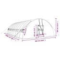 VidaXL Szklarnia ze stalową ramą, zielona, 60 m², 10x6x2,85 m