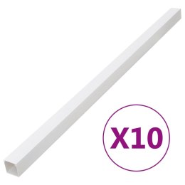 VidaXL Kanał elektroinstalacyjny, 100x40 mm, 10 m, PVC