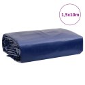 VidaXL Plandeka, niebieska, 1,5x10 m, 650 g/m²