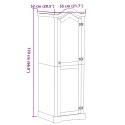 VidaXL Szafa Corona, 55x52x170 cm, lite drewno sosnowe