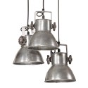 VidaXL Lampa wisząca, 25 W, srebro vintage, 30x30x100 cm, E27