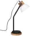 VidaXL Lampa stołowa, 25 W, biała, 18x18x60 cm, E27