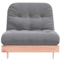 VidaXL Sofa rozkładana futon, z materacem, 80x206x11 cm, daglezjowa