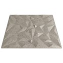 VidaXL Panele ścienne, 12 szt., beton, 50x50 cm, XPS, 3 m², ametyst