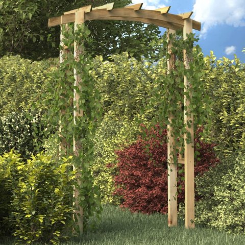 VidaXL Pergola w kształcie łuku, 150 x 60 x 210 cm, drewno