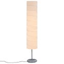 VidaXL Lampa podłogowa na stojaku, 121 cm, biała, E27