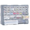 VidaXL Organizer z 40 szufladkami, 52x16x37,5 cm