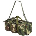 VidaXL Torba wojskowa 3-w-1, worek w stylu militarnym, 90 L, moro