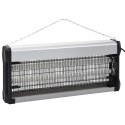 VidaXL Pułapka na owady, czarna, aluminiowa, ABS, 40 W