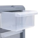 VidaXL Organizery z 12 szufladkami, 2 szt, 26,5x16x26 cm