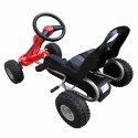 VidaXL Gokart z pedałami, czerwony