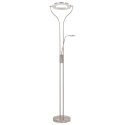 VidaXL Lampa stojąca, 18 W, srebrna, 180 cm, przyciemniana