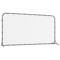 VidaXL Rebounder do piłki nożnej, czarny, 366x90x183 cm, HDPE