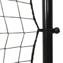 VidaXL Rebounder do piłki nożnej, czarny, 366x90x183 cm, HDPE