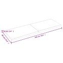 VidaXL Blat do łazienki, 180x60x(2-6) cm, surowe, lite drewno