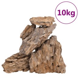 VidaXL Kamienie dragon stone, 10 kg, różne kolory, 10-30 cm