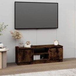 VidaXL Szafka pod TV, z drzwiczkami, przydymiony dąb, 102x30x36 cm