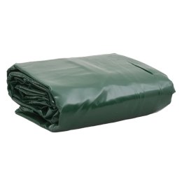 VidaXL Plandeka, zielona, 4x4 m, 650 g/m²